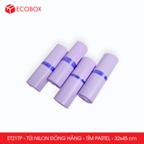  ET21TP - Túi nilon đóng hàng - Tím Pastel - 32x45cm 