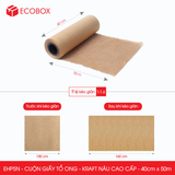  EHP5N - 0.4x50 m - Cuộn Giấy Tổ Ong Nâu Chống Sóc Đóng Hàng 