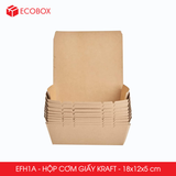  EFH1A - Combo 25 hộp giấy đựng đồ ăn - 18x12x5 cm 