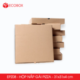  EPZ08 - Hộp nắp gài pizza - 31x31x4 cm 