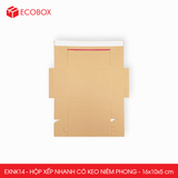  EXNK14 - Hộp xếp nhanh dán keo niêm phong - 16x10x5 cm 