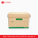  ES03B - 46x33x24 cm - Combo 5 thùng đựng hồ sơ A3 nắp rời 