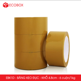  EBK1D - 4.8cmx100yard - Băng keo Đục - Băng dính niêm phong đóng hàng 