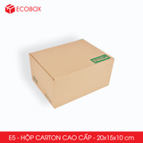  E5 - 20x15x10 cm - Combo 20 thùng hộp carton cao cấp 