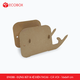  EFK08B - Đựng bút & kệ điện thoại - Cá voi - 16x6x9 cm 