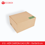  E12 - 15x10x10 cm - Thùng hộp carton cao cấp 