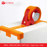  EBK5C - Băng keo màu - Cam - Khổ 4.8cm - 6 cuộn/ 1kg/ cây 