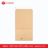  EBM5 - 36x27x7cm - HỘP CARTON THAY ĐỔI CHIỀU CAO 