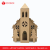  EFK07H - Nhà giấy lắp ráp bằng carton - Mẫu 8 - 18x14x22 cm 