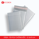  ETS2A - 21.5x15 cm - Combo 25 Túi Poly Bọc Bóng Khí 