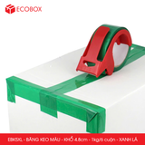  EBK5XL - Băng keo màu - Xanh Lá - Khổ 4.8cm - 6 cuộn/ 1kg/ cây 