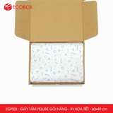  EGPI03 - Combo 50 tấm giấy Pelure gói hàng in họa tiết - 60x40 cm 