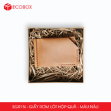  EGR1N - Giấy rơm lót hộp quà - Màu nâu - [50g/ túi] 