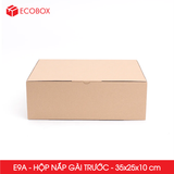  E9A - 35x25x10 cm - Combo 25 Hộp Carton Trơn Nắp Gài 