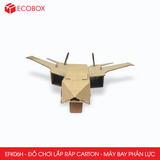  EFK06H - Máy bay phản lực lắp ráp bằng carton - 24x23x6 cm 