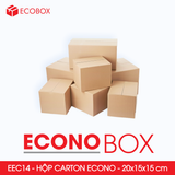  EEC14 - 20x15x15 cm - Combo 20 Hộp Carton Siêu Tiết Kiệm ECONO 