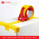  EBK5V - Băng keo màu - Vàng - Khổ 4.8cm - 6 cuộn/ 1kg/ cây 