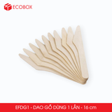  EFDG1 - Combo 100 dao gỗ dùng 1 lần - 16 cm 