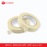  EBKG1V - Băng keo giấy khổ 1.2cm x 10m 