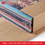 EBM6 - 41x32x7cm - HỘP CARTON THAY ĐỔI CHIỀU CAO 