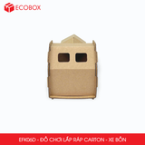 EFK06D - Xe bồn lắp ráp bằng carton - 20x8x11 cm 