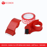  EDC01N - Dao cắt băng keo nhựa 100 yard - Khổ 5cm 