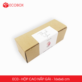  EC0 - 16x6x6 cm - Thùng hộp carton - Hộp cao trơn đóng hàng 