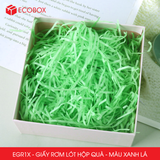  EGR1X - Giấy rơm lót hộp quà - Màu xanh lá - [50g/ túi] 