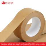  EBKG2N - Băng keo giấy Kraft - Mặt trơn không viết được - 4.5cm x 35m 