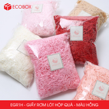 EGR1H - Giấy rơm lót hộp quà - Màu hồng - [50g/ túi] 