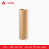  EGH1N - 0.5x50m - CUỘN GIẤY KRAFT GÓI HÀNG MÀU NÂU 