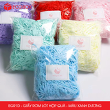  EGR1D - Giấy rơm lót hộp quà - Màu xanh dương - [50g/ túi] 