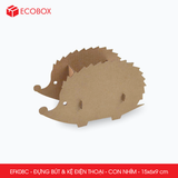  EFK08C - Đựng bút & kệ điện thoại - Con nhím - 15x6x9 cm 