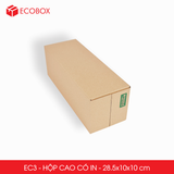  EC3 - 28.5x10x10 cm - Thùng hộp carton - Hộp cao 