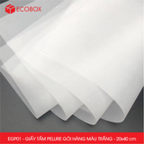  EGP01 - Combo 100 tấm giấy Pelure gói hàng màu trắng - 20x40 cm [100 tờ/pack] 