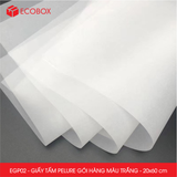  EGP02 - Giấy Pelure gói hàng màu trắng - 20x60 cm [100 tờ/pack] 