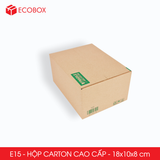  E15 - 18x10x8 cm - Thùng hộp carton cao cấp 