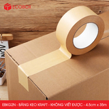 EBKG2N - Băng keo giấy Kraft - Mặt trơn không viết được - 4.5cm x 35m 