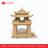  EFK09E - Mô hình lắp ráp bằng carton - Khuê Văn Các - 16x20x24 cm 