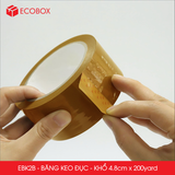  EBK2B - Băng keo đục - Khổ 4.8cm x 200yard 