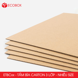  ETBCx - Tấm Bìa Carton - Nhiều size 