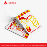  EFT21x - 20x13.5x5.5 cm - Túi đựng giấy đựng thức ăn mang đi - Nhiều thiết kế 