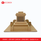  EFK09C - Mô hình lắp ráp bằng carton - Lăng Bác - 23x20x14 cm 
