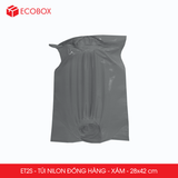  ET2S - 28x42 cm - Combo 100 túi nilon niêm phong tiết kiệm gói hàng - Xám 