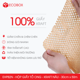  EHPB2N - Hộp giấy kraft tổ ong - Nâu - 0.3x50 m 