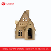  EFK07J - Nhà giấy lắp ráp bằng carton - Mẫu 10 - 13x11x16 cm 