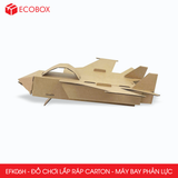  EFK06H - Máy bay phản lực lắp ráp bằng carton - 24x23x6 cm 