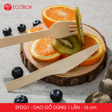  EFDG1 - Combo 100 dao gỗ dùng 1 lần - 16 cm 