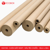  EGH1NS - 50cm x 50m - Cuộn giấy Kraft nâu tiêu chuẩn 
