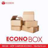  EEC02 - 10x10x10 cm - Combo 20 Hộp Carton Siêu Tiết Kiệm ECONO 